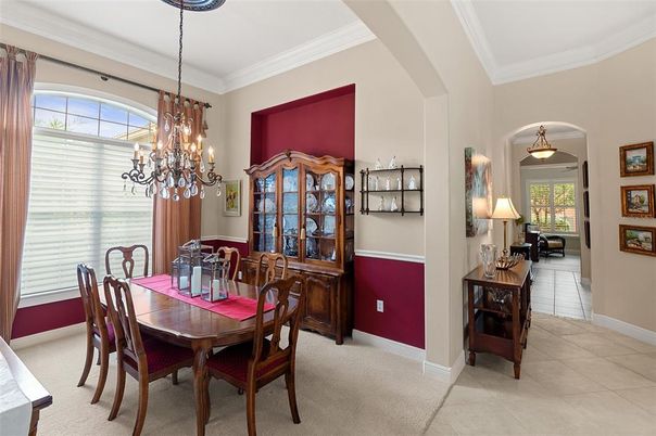 Chandelier, Dining room, Interior