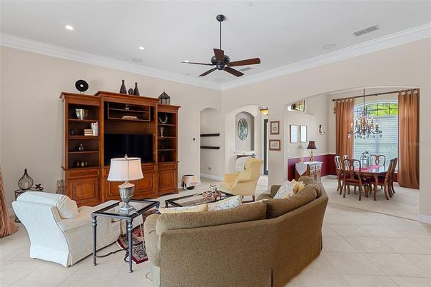Chandelier, Dining room, Interior, Living room, Recessed Lighting, Water