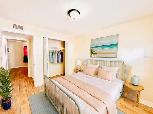 Bedroom, Interior, Wood Texture Flooring