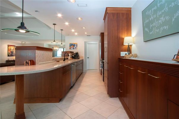 Interior, Kitchen, Pendant Lights, Recessed Lighting