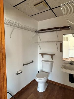 Bathroom, Interior, Wood Texture Flooring