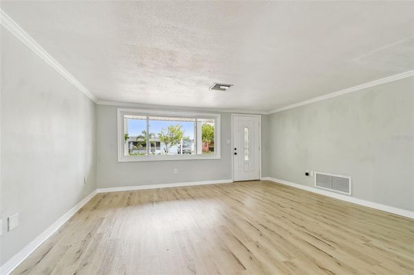 Empty room, Interior, Wood Texture Flooring