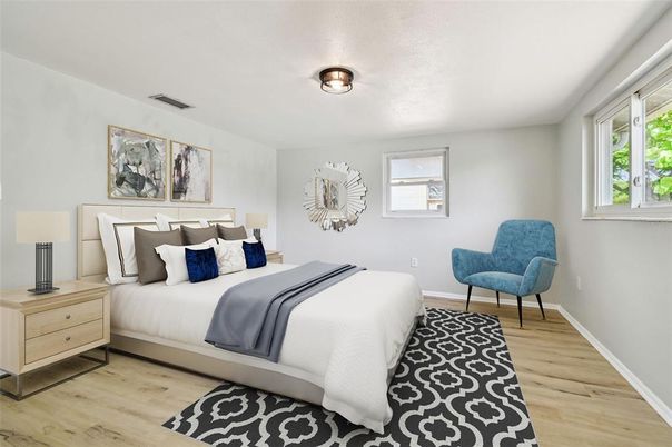 Bedroom, Interior, Wood Texture Flooring
