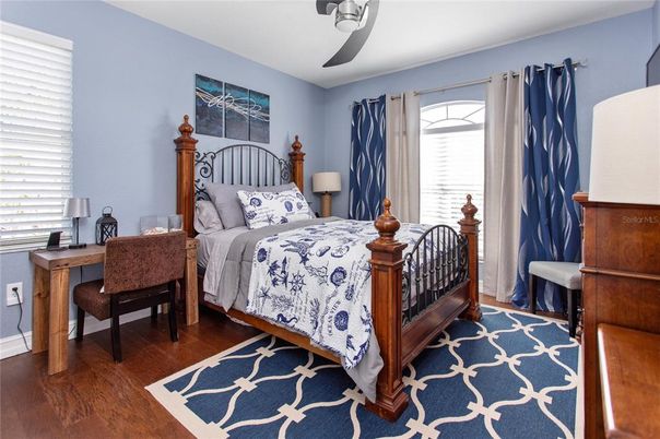 Bedroom, Home Office, Interior, Wood Texture Flooring