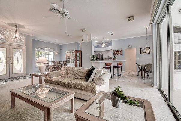 Dining room, Interior, Kitchen, Living room, Pendant Lights, Recessed Lighting