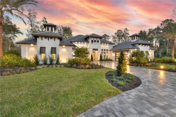Backyard, Exterior, Facade, Mediterranean