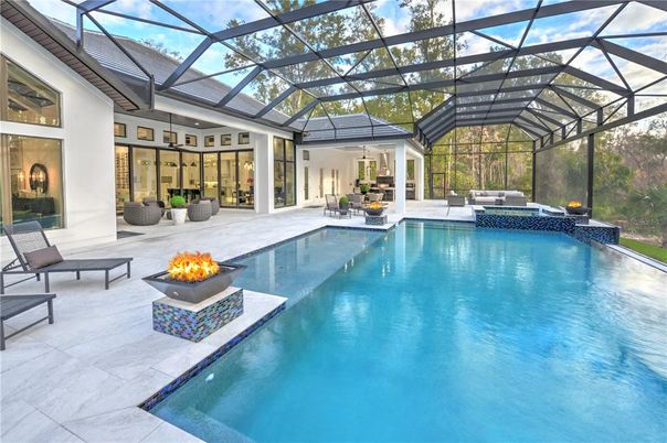 Glass Ceilings, Interior, Pool, Sun Room