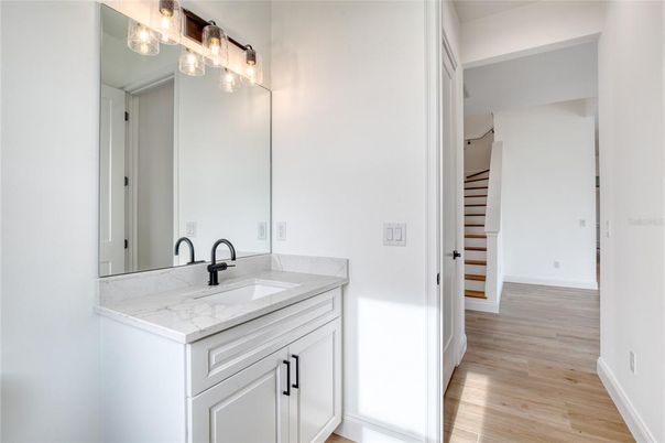 Bathroom, Interior, Wood Texture Flooring