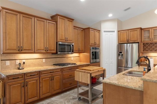Interior, Kitchen, Recessed Lighting, Stainless Steel Appliances