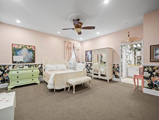 Bedroom, Interior, Recessed Lighting