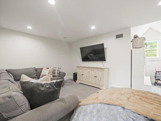 Interior, Living room, Recessed Lighting