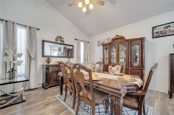 Dining room, Interior, Wood Texture Flooring