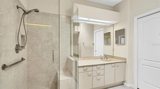 Bathroom, Glass Shower, Interior