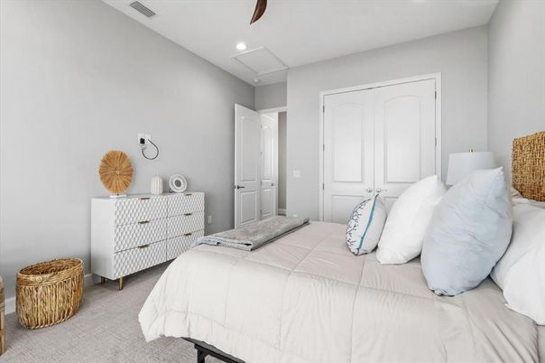 Bedroom, Interior, Recessed Lighting