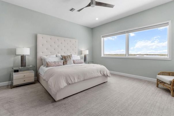 Bedroom, Interior, Recessed Lighting