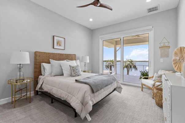Bedroom, Interior, Recessed Lighting, Water