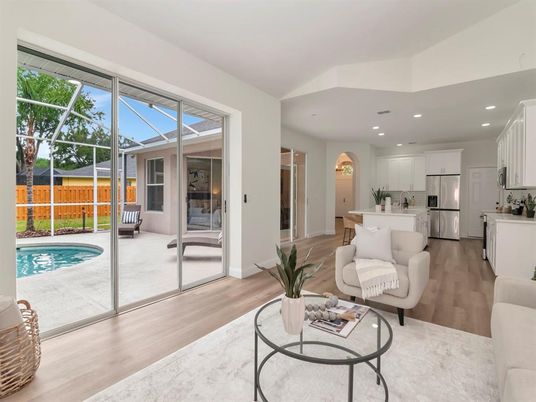 Glass Ceilings, Interior, Kitchen, Pool, Recessed Lighting, Stainless Steel Appliances, Sun Room, Wood Texture Flooring
