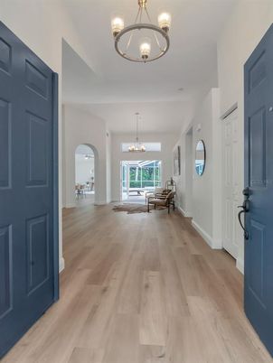 Chandelier, Interior, Pendant Lights, Wood Texture Flooring