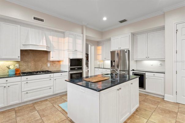 Interior, Kitchen, Recessed Lighting, Stainless Steel Appliances