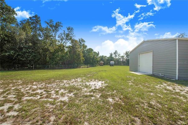 Backyard, Detached Garage, Exterior