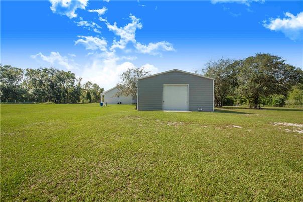 Backyard, Detached Garage, Exterior