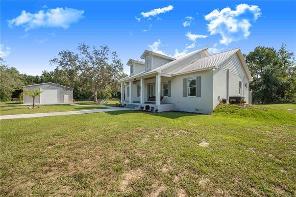 Backyard, Detached Garage, Exterior