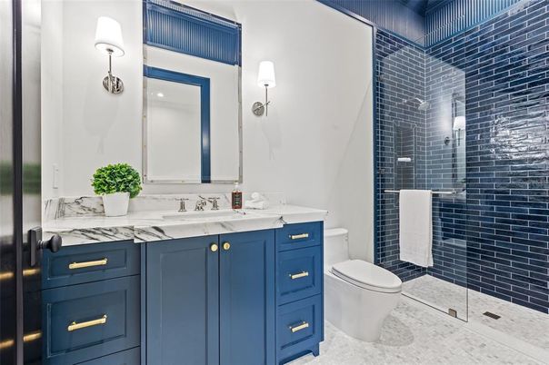 Bathroom, Glass Shower, Interior