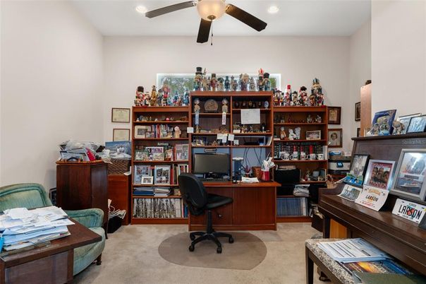 Home Office, Interior, Recessed Lighting