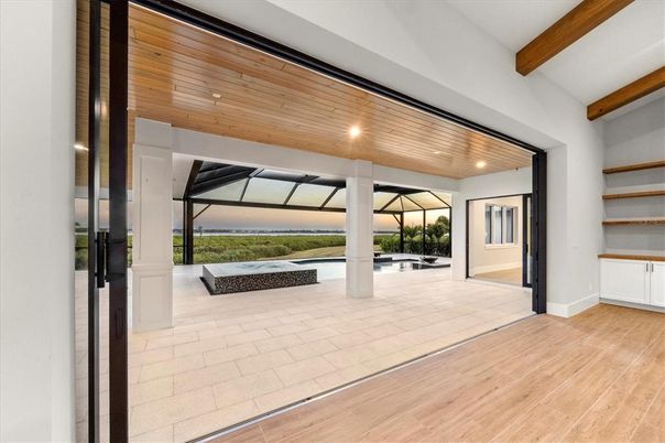 Interior, Recessed Lighting, Wooden Beams, Wooden Ceilings, Wood Texture Flooring