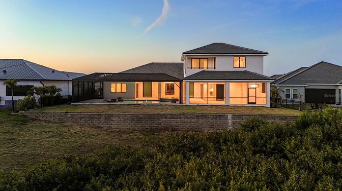 Backyard, Exterior, Facade, Mediterranean