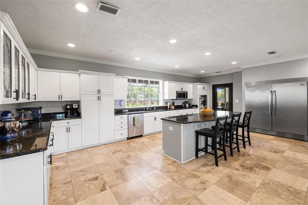 Interior, Kitchen, Recessed Lighting, Stainless Steel Appliances