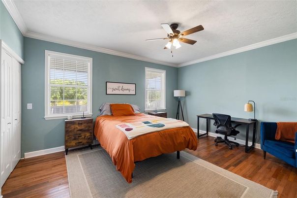 Bedroom, Interior, Wood Texture Flooring