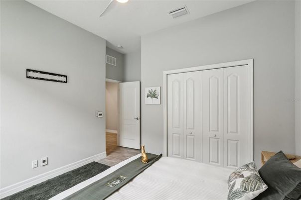 Bedroom, Interior, Recessed Lighting