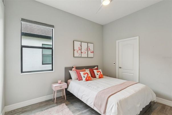 Bedroom, Interior, Wood Texture Flooring