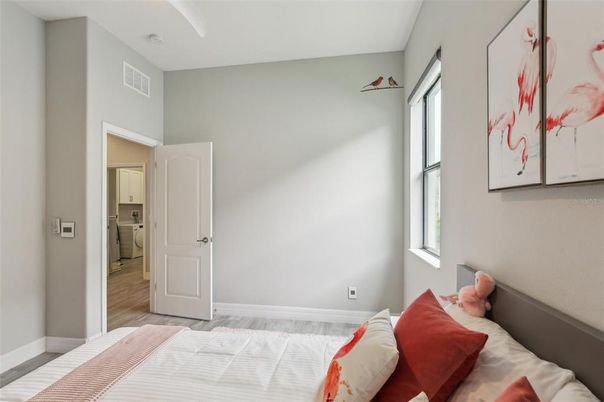 Bedroom, Interior, Wood Texture Flooring