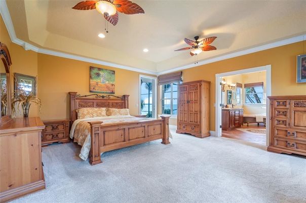 Bedroom, Interior, Recessed Lighting