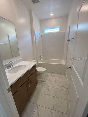 Bathroom, Dual Sink Vanities, Interior, Marble, Recessed Lighting