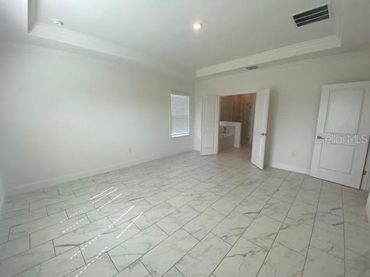 Empty room, Interior, Marble, Recessed Lighting