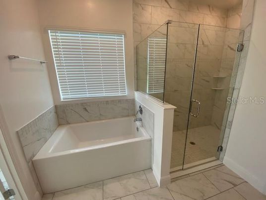 Bathroom, Glass Shower, Interior, Marble, Marble Walls, Recessed Lighting