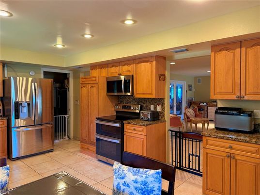 Interior, Kitchen, Recessed Lighting, Stainless Steel Appliances