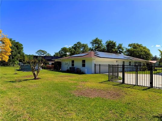 Backyard, Exterior, Solar Panels
