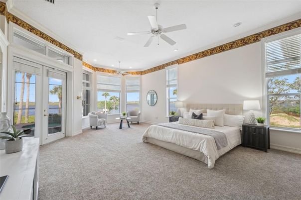 Bedroom, Interior, Pendant Lights, Recessed Lighting
