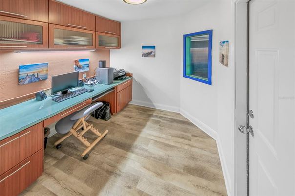 Home Office, Interior, Wood Texture Flooring