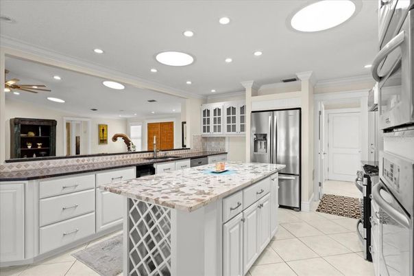 Interior, Kitchen, Recessed Lighting, Stainless Steel Appliances