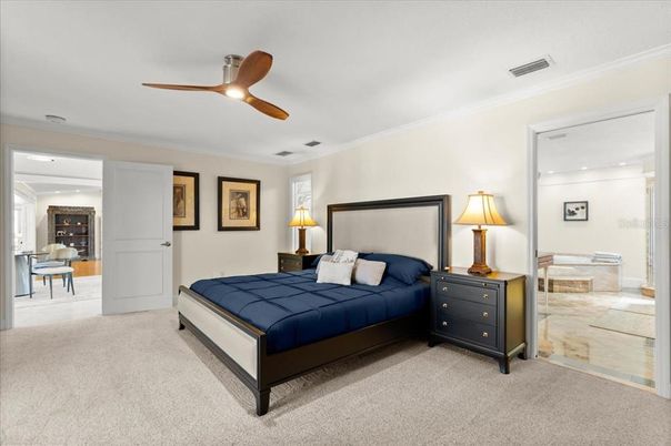 Bedroom, Interior, Recessed Lighting
