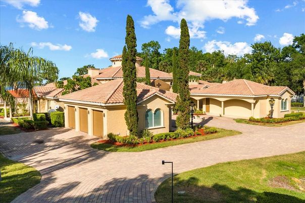 Attached, Backyard, Exterior, Facade, Mediterranean