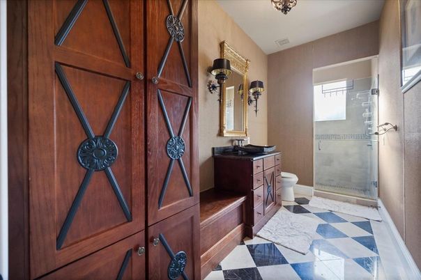 Bathroom, Glass Shower, Interior