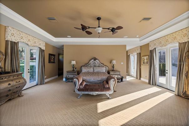 Bedroom, Interior, Recessed Lighting