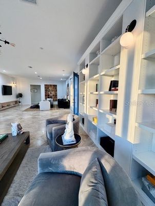 Interior, Living room, Recessed Lighting