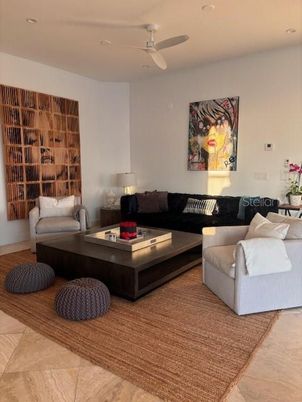 Interior, Living room, Recessed Lighting